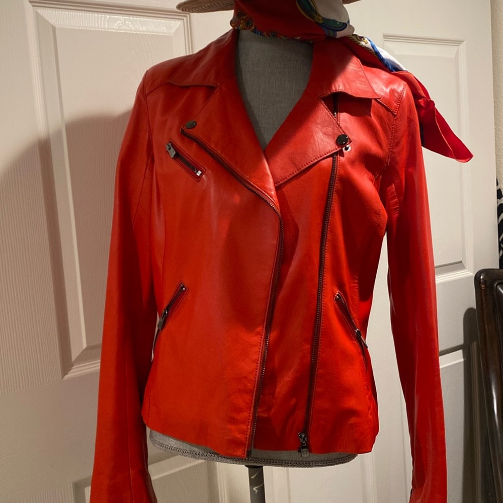 Leather jacket